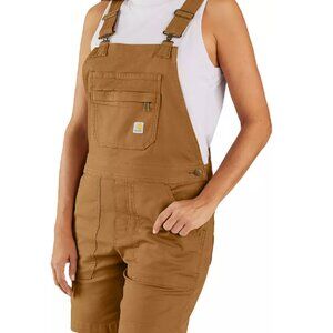 Carhartt Women's Rugged Flex Relaxed Fit Canvas Shortall, Size-XXL